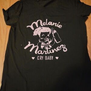 Melanie martinez cry baby shirt black and pink Kids size small